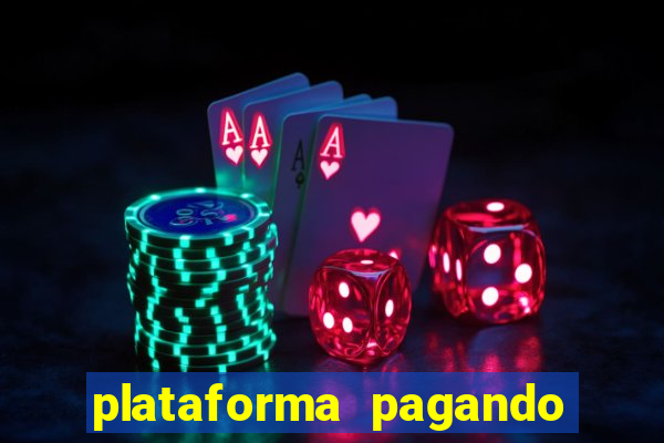 plataforma pagando bonus no cadastro